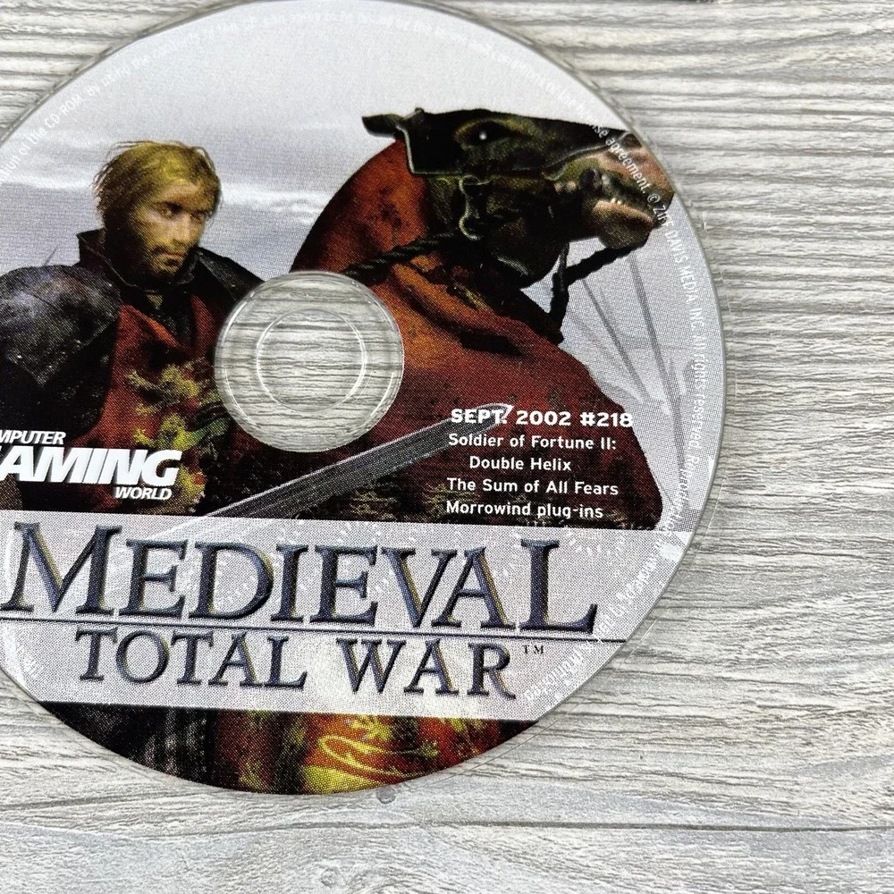 Medieval: Total War CD - PC 2002 PC Games